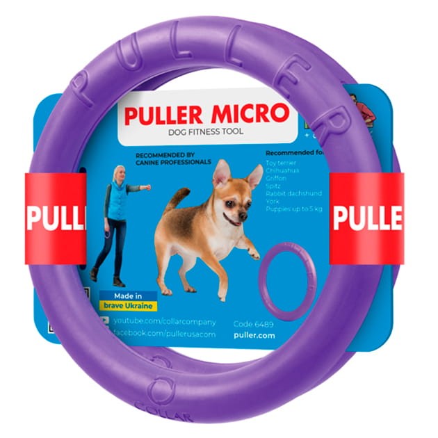 puller micro dla psa 2sztuki kolor fioletowy
