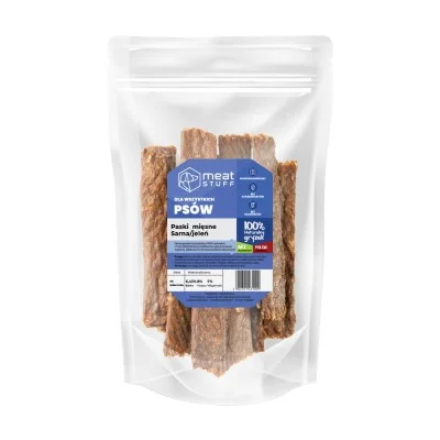 suszony-przysmak-dla-psa-paski-miesne-z-sarny-jelenia-w-opakowaniu-doypack.png